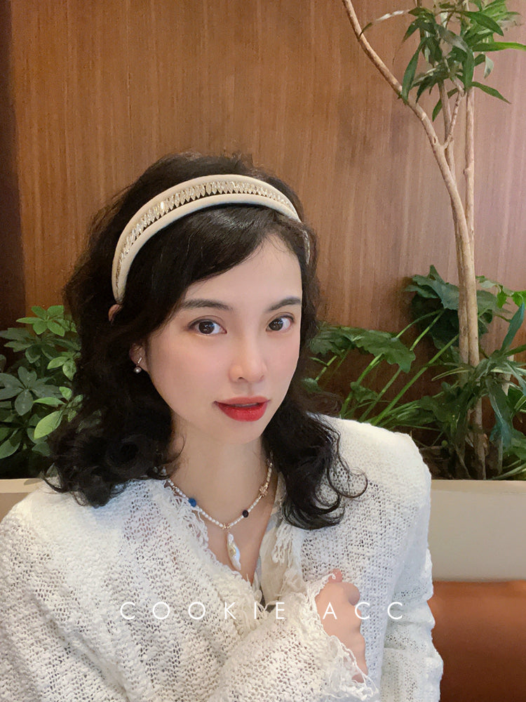 Cookie jewelry Korean high-end headband